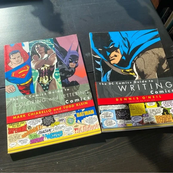 DC Comics 2 Set Guide to Coloring & Lettering Comics Writing Comics. - Picture 1 of 11